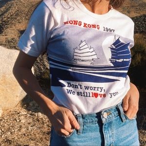Vintage Hong Kong travel tee shirt
